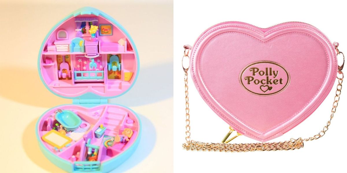 polly pocket teddy bear purse