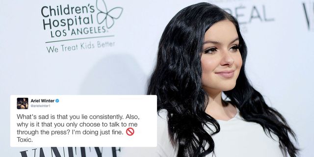 Ariel Winter Claps Back At Her Mom For Criticizing Her Fashion Choices 