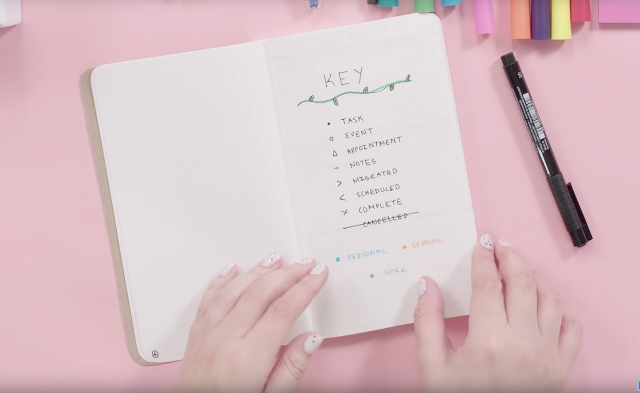 What Is A Bullet Journal How To Start And Set Up A Bullet Journal Video