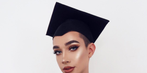 James Charles' High School Graduation Cap Was So Iconic