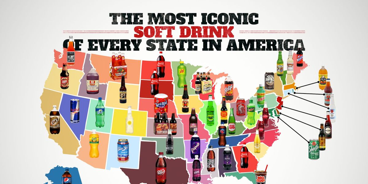 Most Popular Soft Drinks In The USA — Top Soda Drinks In America