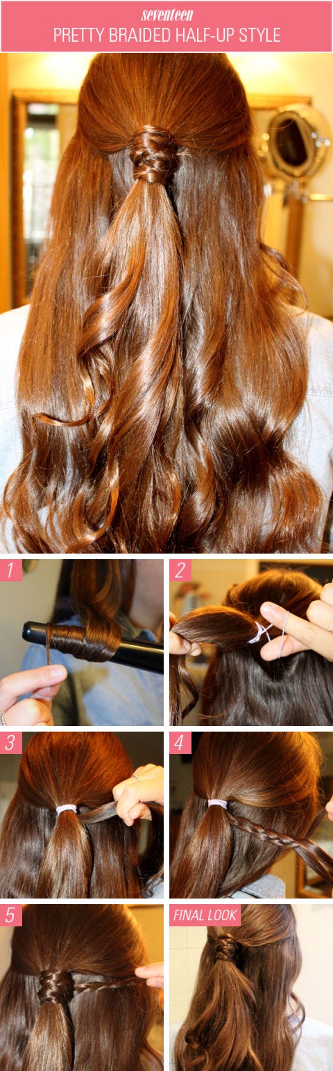 Braided Half Up Half Down Hair How To Half Up Hairstyle Tutorial Braided Half Up Half Down Hair How To Half Up Hairstyle Tutorial