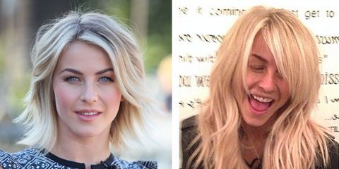 Julianne Hough New Long Hair - Celebrities With Short Haircuts