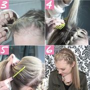 crown braid ponytail tutorial