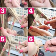 four strand slide up braid tutorial