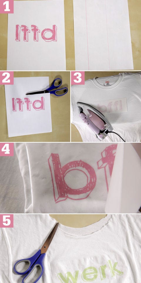 How To Make A Graphic Tee Diy Fashion Tutorials Diy Graphic T Shirt Tutorial