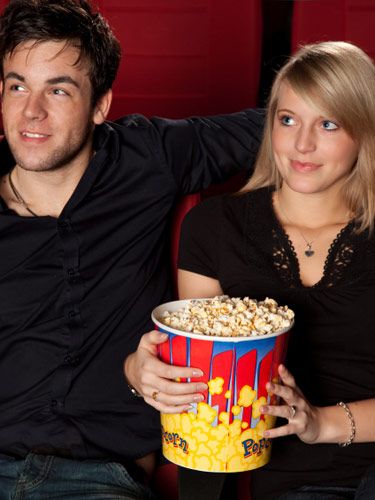 couple at the movie theater