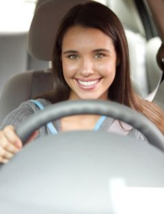 Girl Driving Car