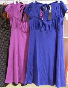 Clothing, Blue, Textile, Purple, Lavender, One-piece garment, Electric blue, Violet, Magenta, Pattern, 