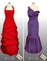 Clothing, Product, Dress, Red, Pattern, White, Formal wear, Style, One-piece garment, Purple, 