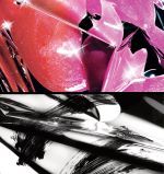 Red, White, Pink, Petal, Black, Close-up, Leather, Creative arts, Silver, Craft, 