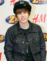 justin bieber at jingle ball in new york city