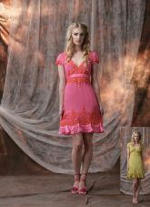 Clothing, Dress, Textile, Photograph, Standing, Pink, Formal wear, One-piece garment, Magenta, Fashion, 