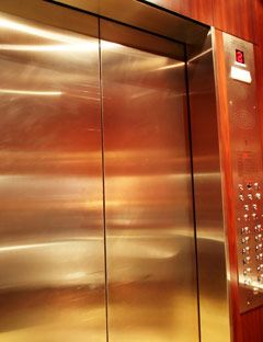 inside an elevator