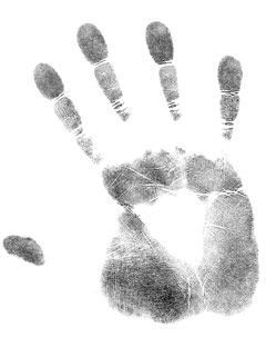 ink handprint
