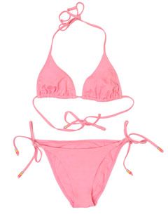 pink string bikini
