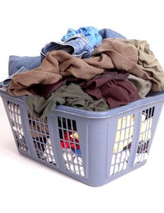 basket of laundry