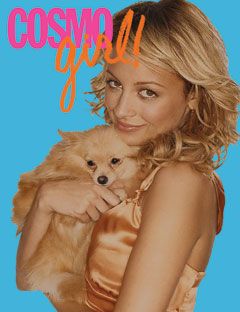 nicole richie and dog on cg cover