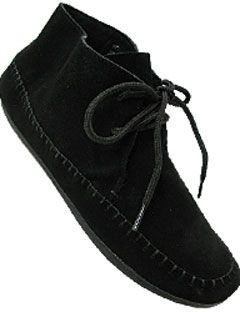 black suede lace up shoe