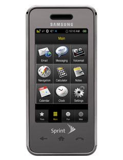 samsung instinct touch screen cell phone