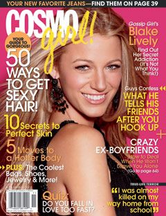 blake lively on the cover of cosmogirl
