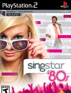 singstar 80s video game cover