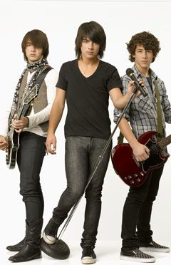 Jonas Brothers Pose for Camp Rock Publicity Photo #1