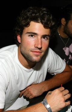 Cutie Brody Jenner at Mandy Moore's listening party at L.A.'s Roxy nightclub