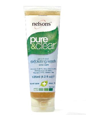 nelsons pure and clean apricot exfoliator
