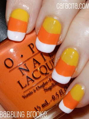 Candy Corn Nail Design Ideas You Might Have Your Costume Makeup And Party Plans Figured Out For But Do Know How Re Doing Nails