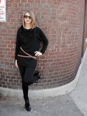 Sleeve, Shoulder, Brick, Photograph, Joint, Outerwear, Standing, Wall, Style, Street fashion, 