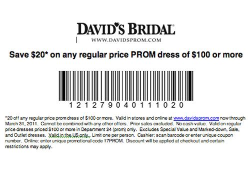 david bridal discount