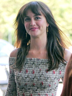 Leighton Meester S New Bangs Celebrity Hair News