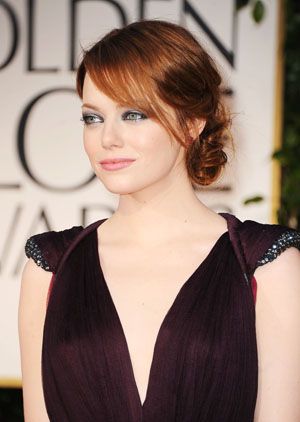 Emma Stone Golden Globes 2012 How To Recreate Emma Stone S