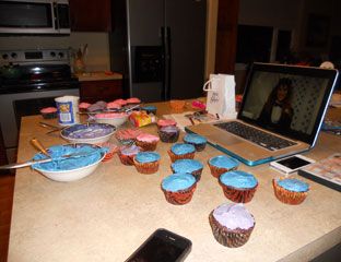 cupcakes and a movie :)