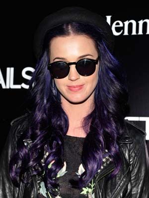 Katy Perry S Purple Hair Katy Perry New Hairstyle