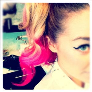 Lauren Conrad Pink Hair Lauren Conrad Dyes Her Hair