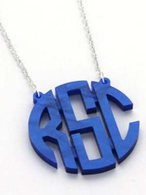 Blue, Electric blue, Fashion accessory, Font, Cobalt blue, Pendant, Metal, Azure, Chain, Symbol, 