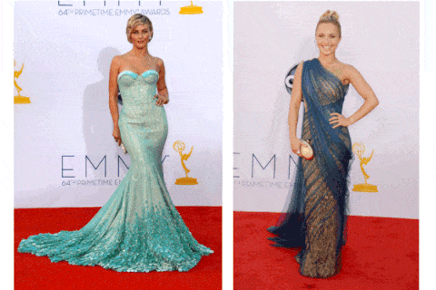 Julianne Hough and Hayden Pannetiere Emmy Awards
