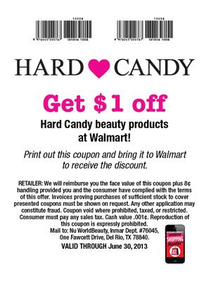 $1 Off Hard Candy