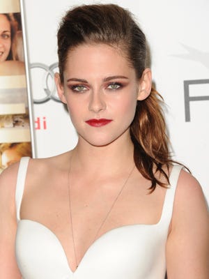Kristen Stewart Messy Ponytail On The Road Red Carpet Hairstyle