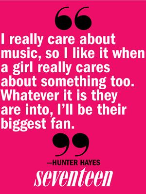 Hunter Hayes Quote