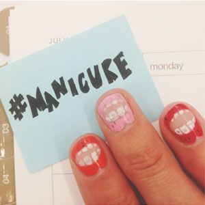 DIY Manicure Monday: Brace Face