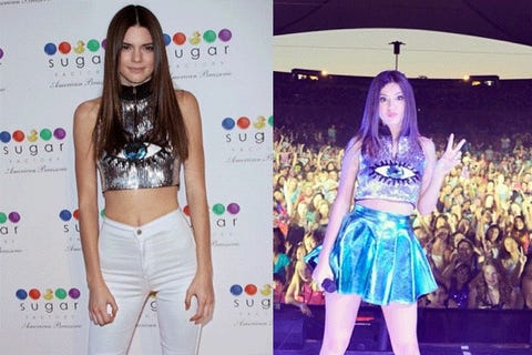 Victoria Justice And Kendall Jenner Wear The Same Crop Top