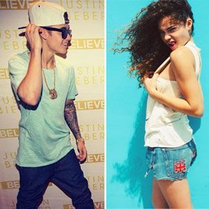 Justin Bieber and Ashley Moore