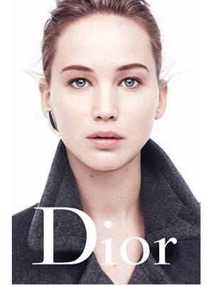 Jennifer Lawrence Miss Dior A W 13 Ad Jennifer Lawrence Natural Makeup Tutorial