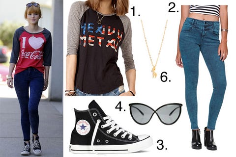 How To Dress Like Bella Thorne Style Jeans And A Tee Shirt