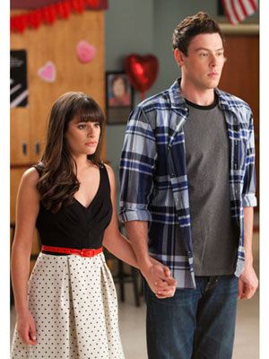 Glee's Rachel and Finn