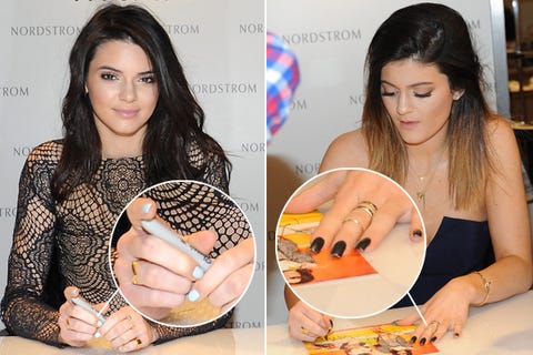 kendall kylie jenner esmalte de uñas mate