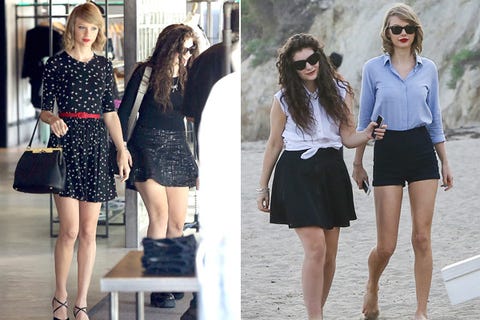 Taylor Swift And Lorde Matching Beach Outfits Taylor Swift Best